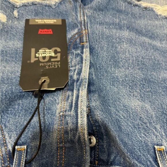 LEVIS Athens Mid Short - Medum Indigo sz 32 - Picture 7 of 15
